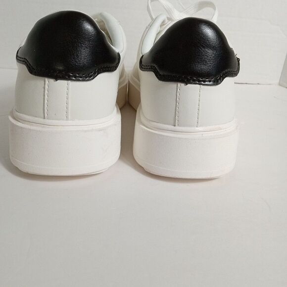 Torrid Chunky Lace Up Sneakers Womens Plus Tennis Shoes White Platform 8WW - Picture 9 of 10